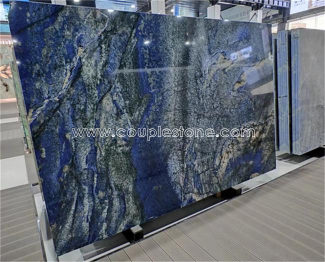 Blue luxury stone slab